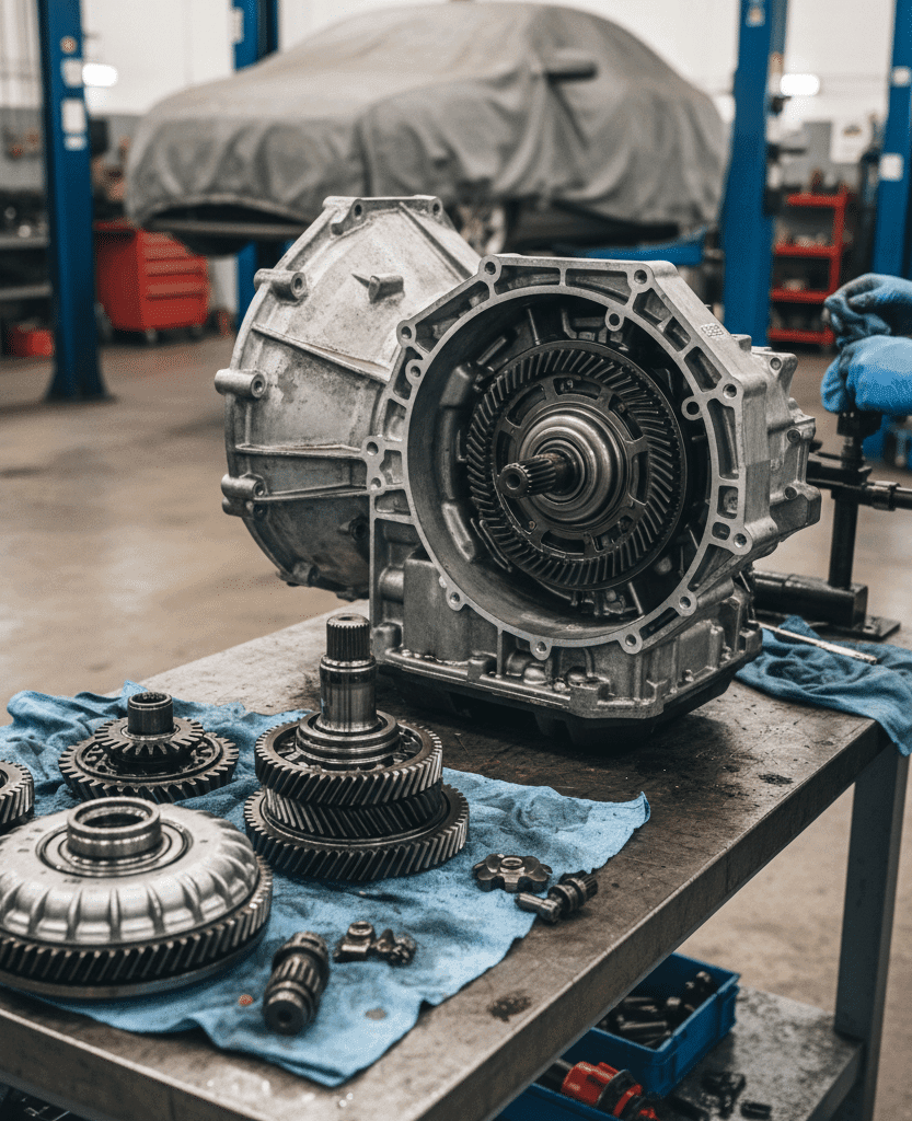 Audi Quattro dört çeker şanzıman tamiri